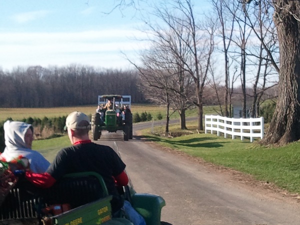 kleerview farm christmas tractor