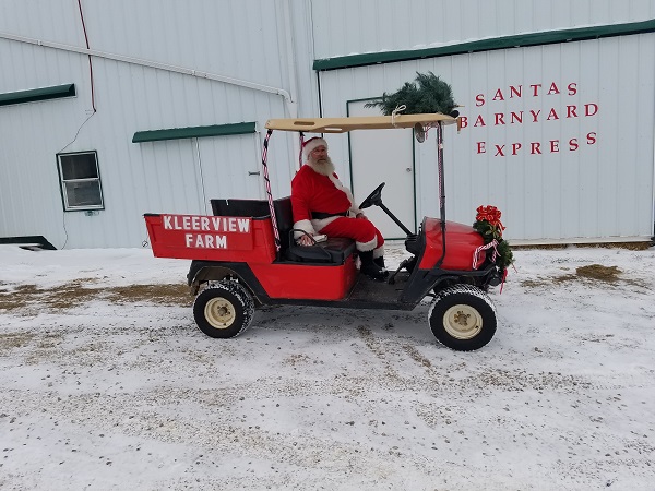santa claus kleerview christmas tree farms