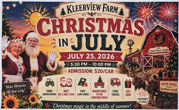 christmas in july kleerview farm